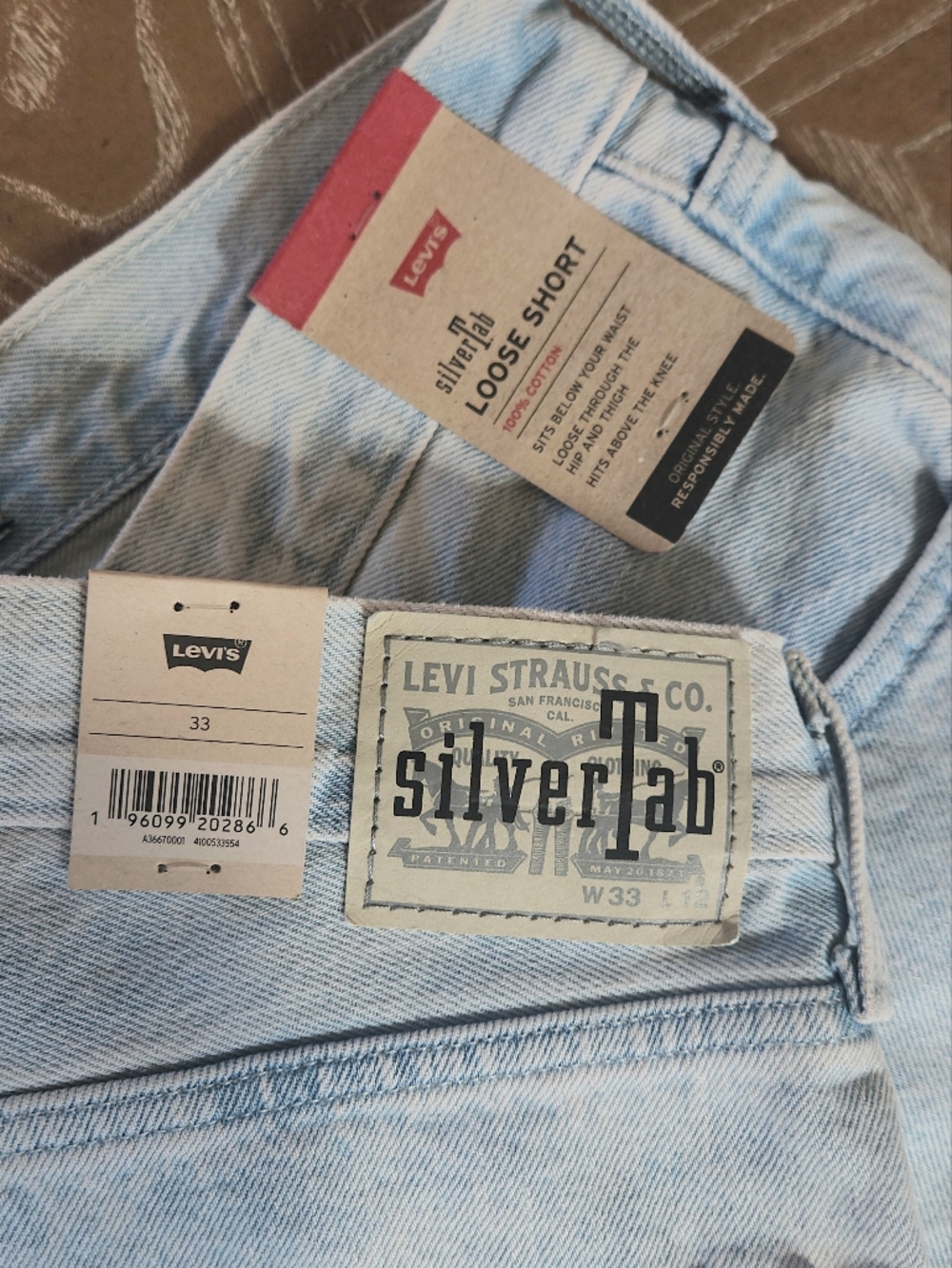 Levi's SilverTab NWT Denim Shorts - Picture 3 of 5